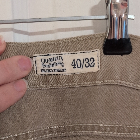 Daniel Cremieux Men's Tan Relaxed Jeans - Picture 7 of 8